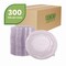 Eco-Products Renewable and Compostable Lids for 24, 32 and 48 oz Salad Bowls, Clear, Plastic, 300PK EP-SBLID - alternate 5